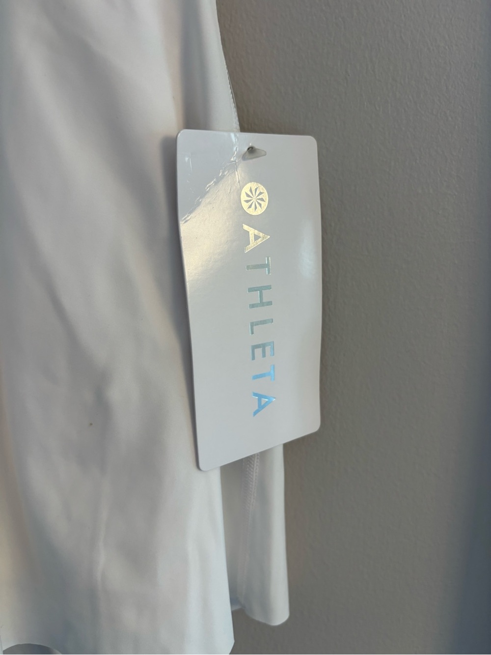Athleta White Mini Skort with Flared Hem - Picture 2 of 8